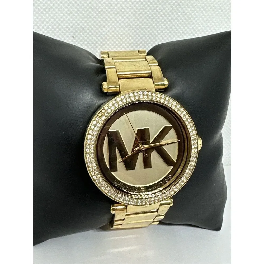 Michael Kors Parker MK5784 Women's Gold Stainless Steel Analog Dial Watch NUL14